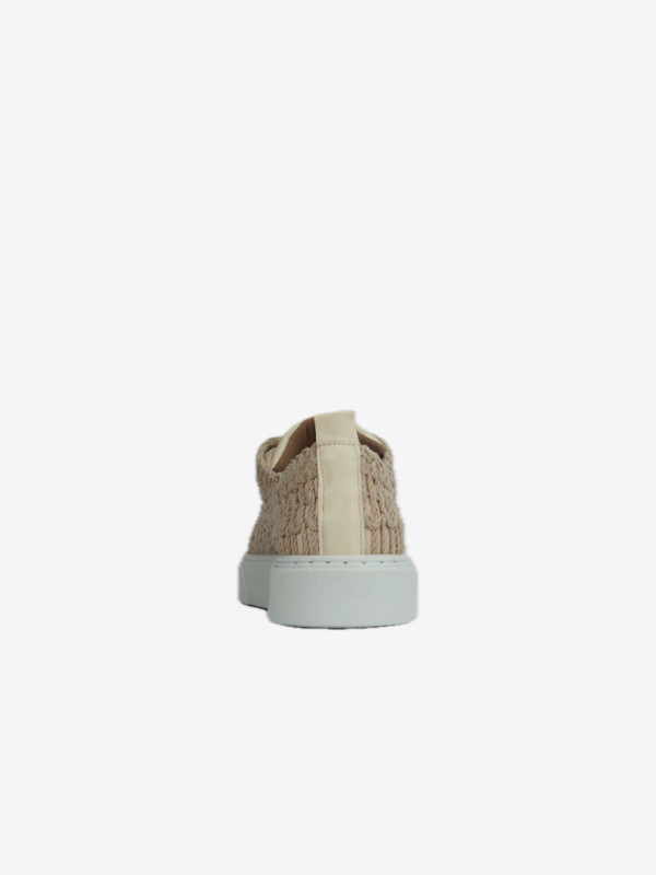 Sapatilhas Cubanas em Crochet Branco