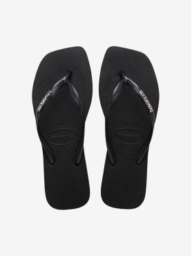 Chinelos Havaianas Square Logo Metallic