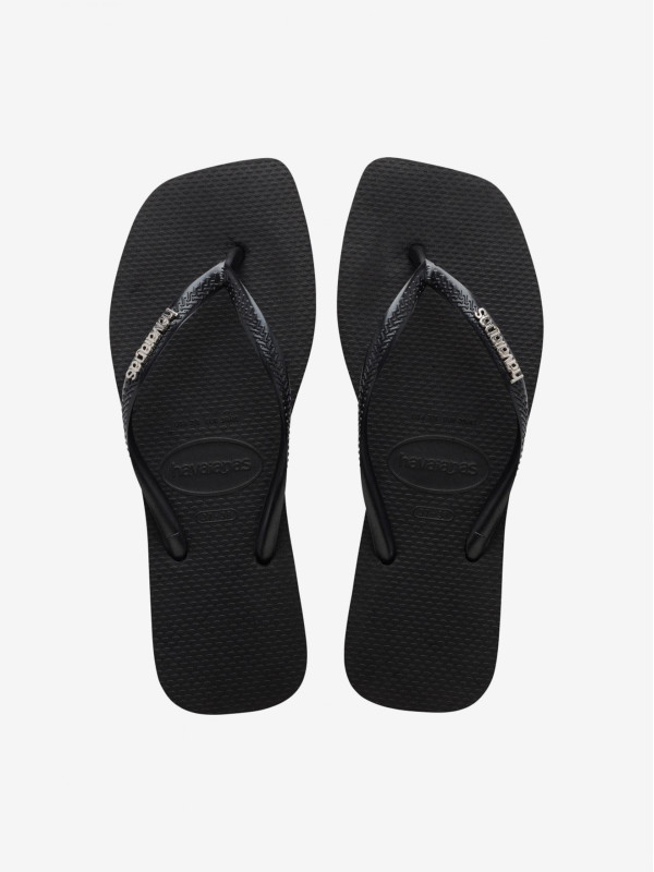 Chinelos Havaianas Square Logo Metallic