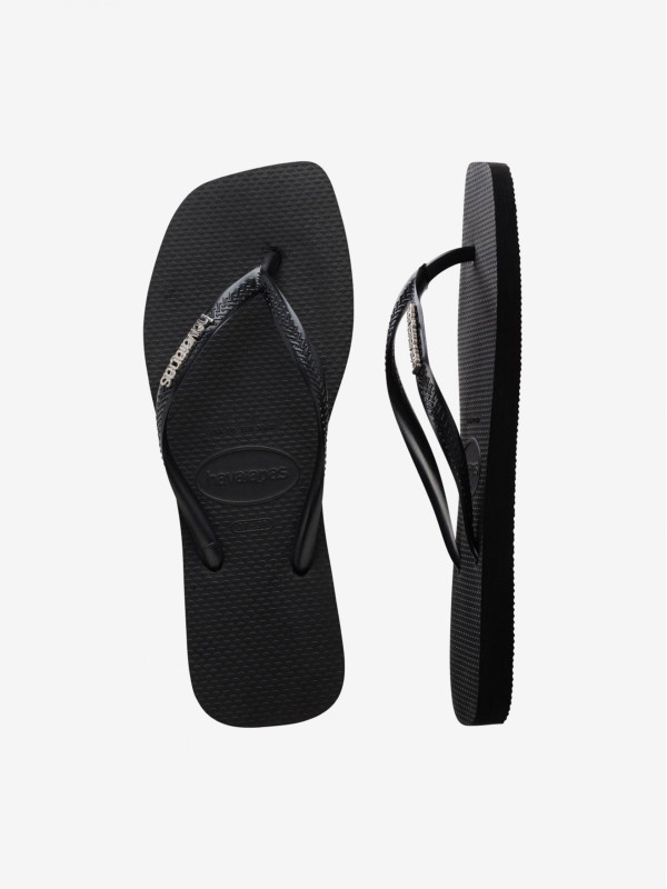 Chinelos Havaianas Square Logo Metallic